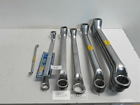 12 x ringsleutels chrome - afbeelding 1 van  3