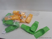 12 x schepje pvc 3 stuks 12 cm - afbeelding 2 van  2