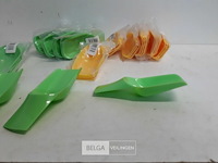 12 x schepje pvc 3 stuks 12 cm - afbeelding 3 van  3