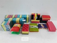 12 x schuurspons mix - afbeelding 2 van  3