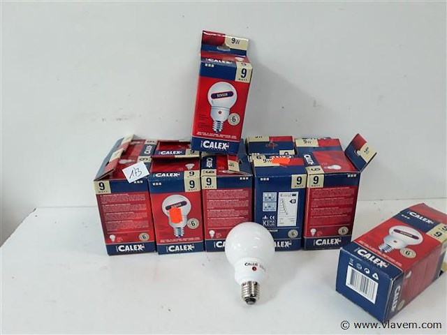 12 x spaarlamp e27 9w dag/nacht sensor - afbeelding 1 van  2