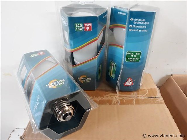 12 x spaarlamp peer e27 15w - afbeelding 2 van  2