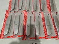 12 x steelwood mes met alu omhulzing en uitschuifbaar mes - afbeelding 1 van  3