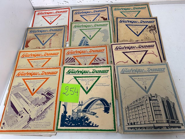 12 x tijdschrift : technique des traveaux - afbeelding 1 van  3
