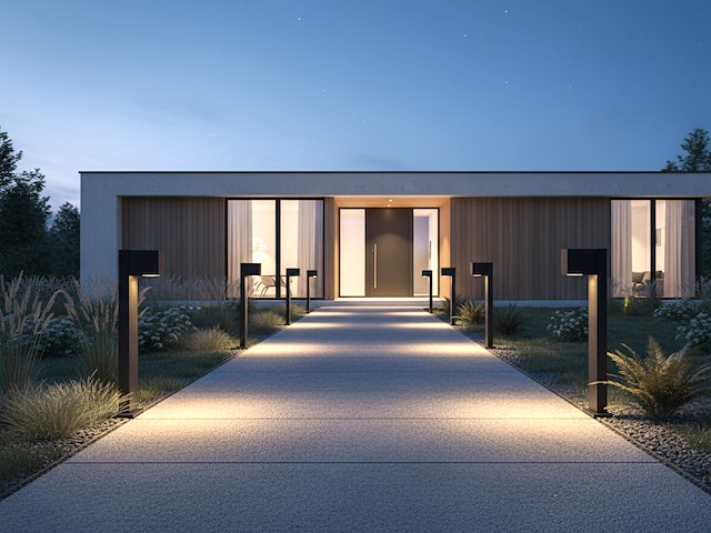 12 x tuinlamp 50cm gu10 fitting zand zwart waterdicht - afbeelding 4 van  9