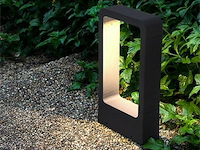 12 x tuinlamp 7w led 40 cm - 3500k warm wit (sla-01) - afbeelding 4 van  5