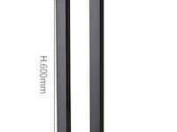 12 x tuinlamp 7w led 60 cm - 3500k warm wit (sla-01) - afbeelding 3 van  5
