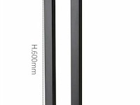 12 x tuinlamp 7w led 60 cm - 3500k warm wit (sla-01) - afbeelding 4 van  6