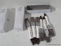 12 x verfborstel 25 mm pvc steel - afbeelding 1 van  2