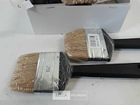 12 x verfborstel plat 70 mm - afbeelding 3 van  3