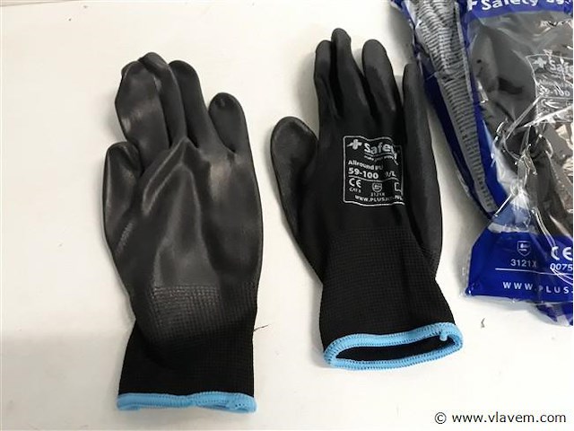 12 x werkhandschoen pu nr 9 - afbeelding 2 van  2
