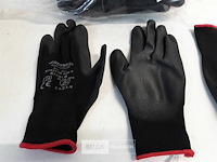 12 x werkhandschoenen pu coating maat 8 - afbeelding 3 van  3