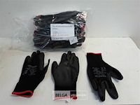 12 x werkhandschoenen pu coating maat 8 - afbeelding 2 van  3
