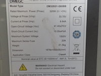 12 x zonnepaneel dmegc 325 g1 60 bb (3.900 wp) - afbeelding 3 van  3