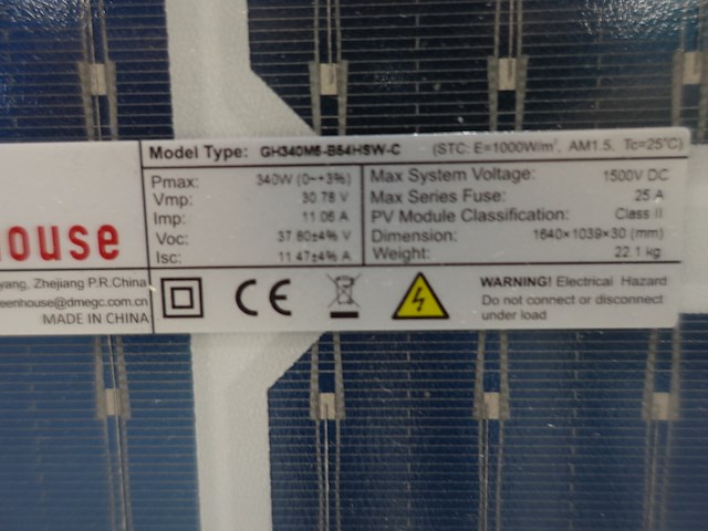 12 x zonnepaneel dmegc gh 400wp (4.800 wp) - afbeelding 5 van  5