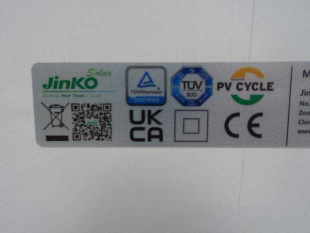 12 x zonnepaneel jinko 425 fb (5.100 wp) - afbeelding 3 van  6