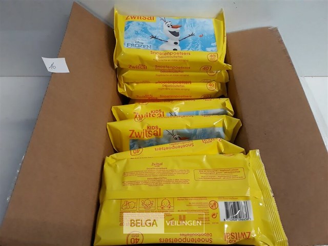 12 x zwitsal snoetenpoetsers 40 stuks - afbeelding 2 van  3