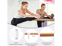 120 cm lange aan de muur gemonteerde balletstang - afbeelding 3 van  5