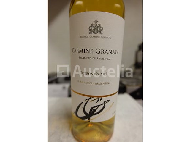 120 flessen witte wijn 75 cl - argentinië carmine granata torrontes 2017 - afbeelding 1 van  4
