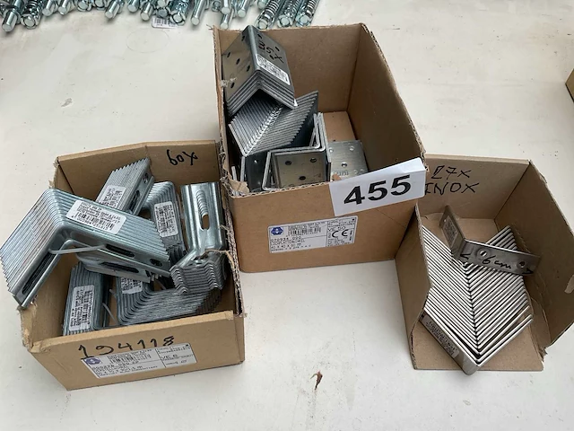 120 hoek verbinders deels inox - afbeelding 1 van  7