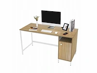 120 x 60 computerbureau met planken