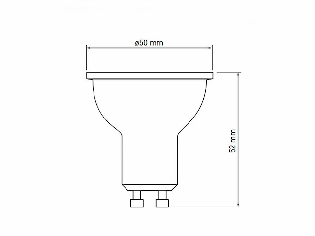 120 x gu10 ledlampen met lens 3000k warm wit - afbeelding 3 van  7