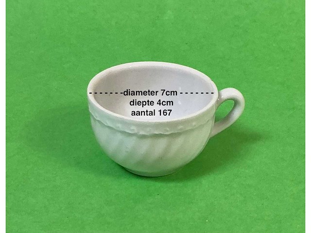 1200x diverse sauspannetjes, tassen en ondertassen/koffiekannen - afbeelding 8 van  12