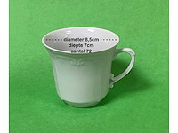 1200x diverse sauspannetjes, tassen en ondertassen/koffiekannen - afbeelding 11 van  12