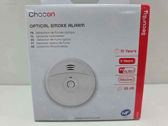 (1200x) optische rookmelder chacon 34234 - afbeelding 3 van  8