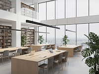 120cm linear hanglamp 40w led met 3 kleur licht (2x) - afbeelding 1 van  6