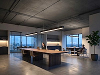 120cm linear hanglamp 40w led met 3 kleur licht (4x) - afbeelding 1 van  6