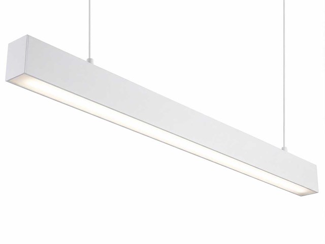 120cm linear hanglamp 40w led met 3 kleur licht(2x) - afbeelding 1 van  10