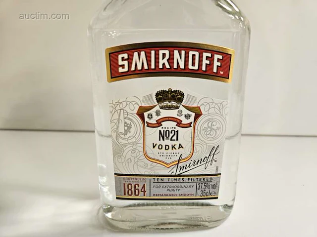(120x) fles(sen) smirnoff wodka - afbeelding 2 van  3