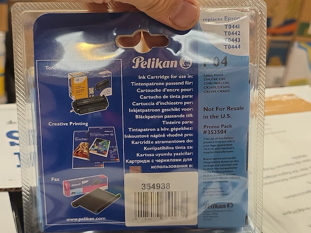 (120x) inktpatronen voor printers pelikan p04 - afbeelding 3 van  4