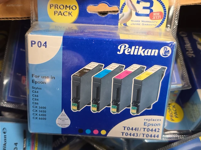 (120x) inktpatronen voor printers pelikan p04 - afbeelding 1 van  4