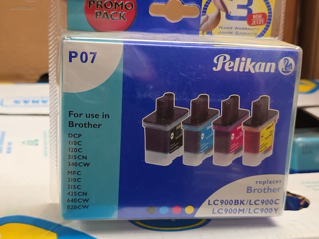 (120x) inktpatronen voor printers pelikan p07 - afbeelding 1 van  4