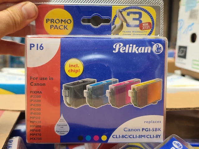 (120x) inktpatronen voor printers pelikan p16 - afbeelding 1 van  4