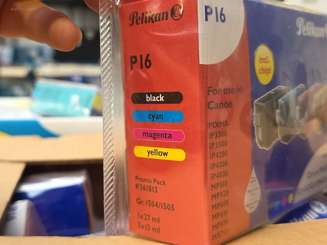 (120x) inktpatronen voor printers pelikan p16 - afbeelding 2 van  4
