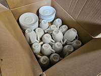 120x mokkatas 11cl met ondertas wit - afbeelding 2 van  2