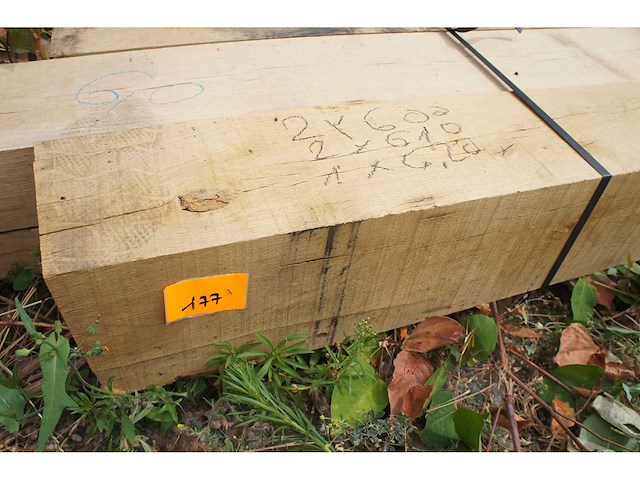 1,22 m³ eiken balken 200x200 - afbeelding 2 van  5