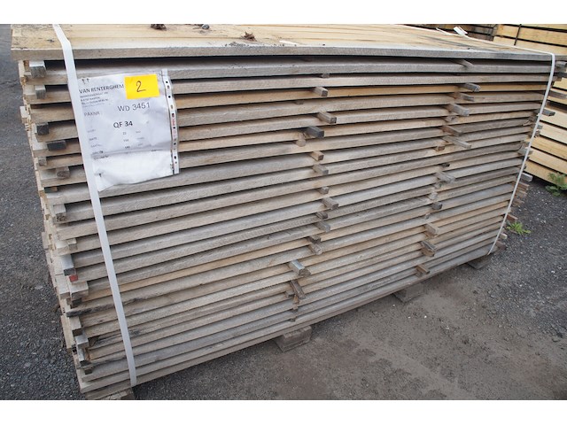 1,22 m³ eiken planken 22mm - afbeelding 1 van  4