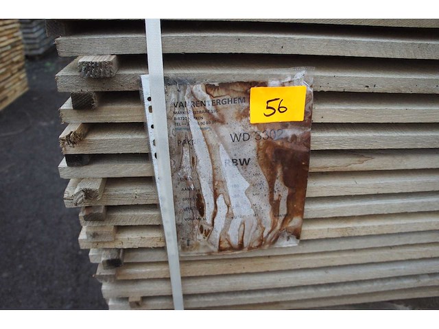 1,22 m³ eiken planken 22mm - afbeelding 2 van  4