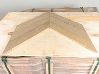 122 m2 parket eiken hongaarse punt mutliplank - 480 x 90 x 19 mm - afbeelding 1 van  4