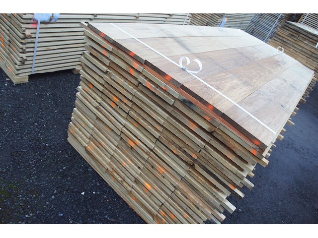 1,23 m³ eiken planken 22mm - afbeelding 3 van  3