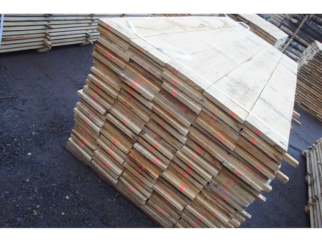 1,23 m³ eiken planken 22mm - afbeelding 3 van  3