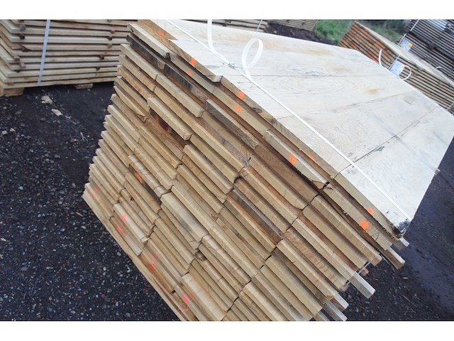1,23 m³ eiken planken 22mm - afbeelding 3 van  4