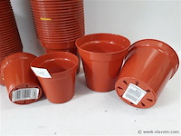 124 x plantpotjes pvc 69 x 10 cm + 55 x 12,7 cm - afbeelding 2 van  2