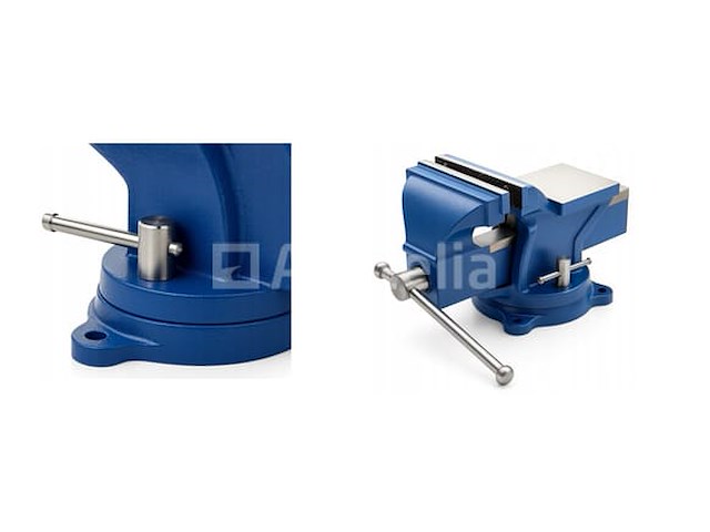 125 mm bankschroef met ondragon roterend aambeeld - afbeelding 2 van  2