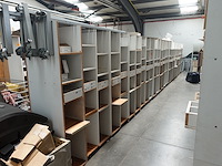 125x verrijdbare houten magazijnkast