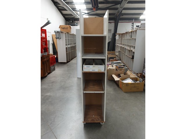 125x verrijdbare houten magazijnkast - afbeelding 3 van  4